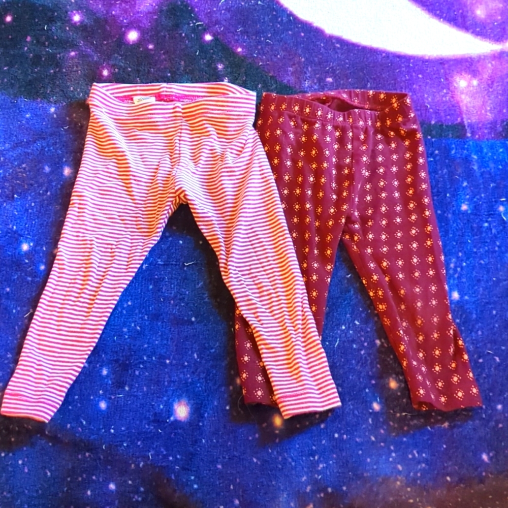 Lot of 2 leggings, Tea Collection and Old navy